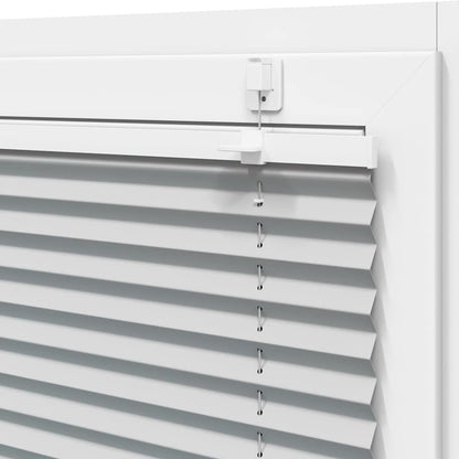 vidaXL Store plissé Gris clair 110 x 150 cm Largeur du tissu 109,4 cm Polyester