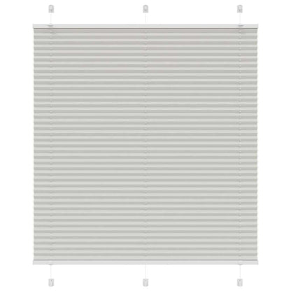 vidaXL Store plissé gris clair 115x150 cm Largeur du tissu 114,4 cm Polyester