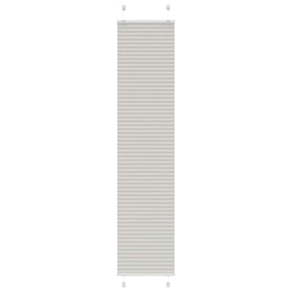 vidaXL Store plissé gris clair 50 x 200 cm Largeur du tissu 49,4 cm Polyester