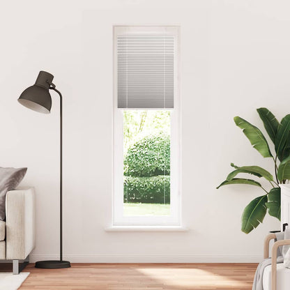 vidaXL Plissee Hellgrau 55x200 cm Stoffbreite 54,4 cm Polyester