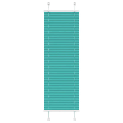vidaXL Plissee Petrolgrün 45x100 cm Stoffbreite 44,4 cm Polyester