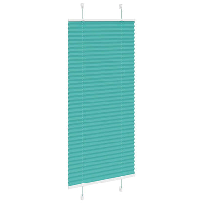 vidaXL Store plissé vert pétrole 60x100 cm Largeur du tissu 59,4 cm Polyester