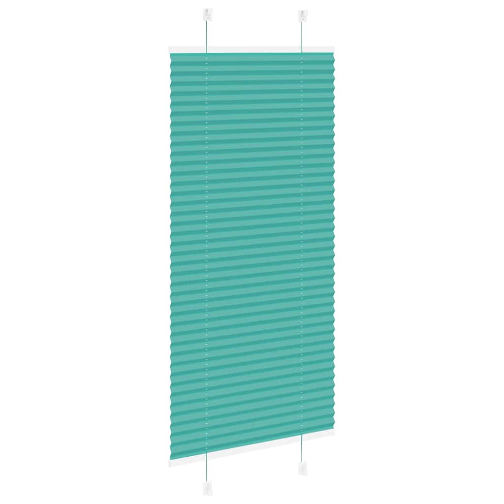 vidaXL Store plissé vert pétrole 60x100 cm Largeur du tissu 59,4 cm Polyester