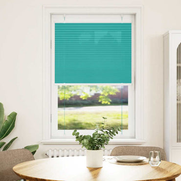 vidaXL Store plissé vert pétrole 70x100 cm Largeur du tissu 69,4 cm Polyester
