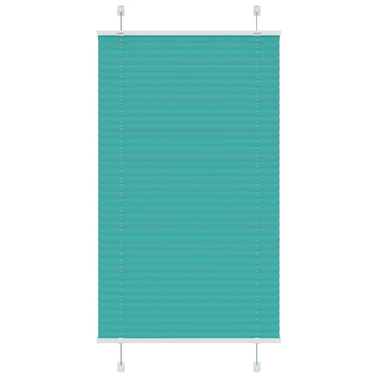 vidaXL Store plissé vert essence 80x100 cm largeur du tissu 79,4 cm polyester