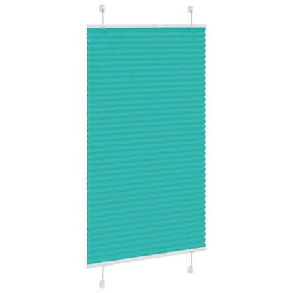 vidaXL Store plissé vert essence 80x100 cm largeur du tissu 79,4 cm polyester