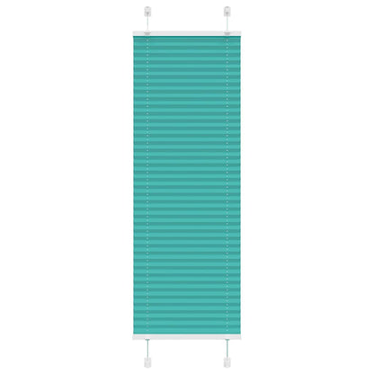 vidaXL Plissee Petrolgrün 40x150 cm Stoffbreite 39,4 cm Polyester