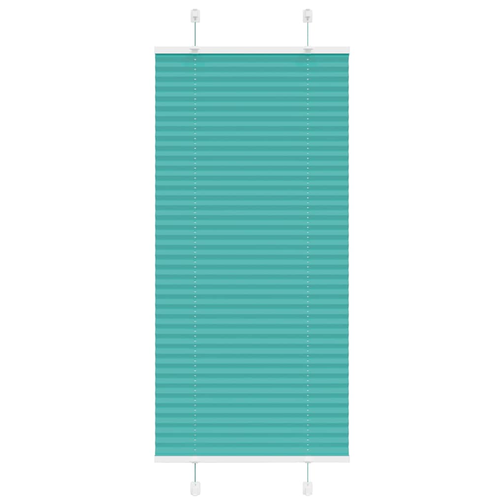 vidaXL Plissee Petrolgrün 55x150 cm Stoffbreite 54,4 cm Polyester