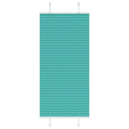 vidaXL Plissee Petrolgrün 55x150 cm Stoffbreite 54,4 cm Polyester
