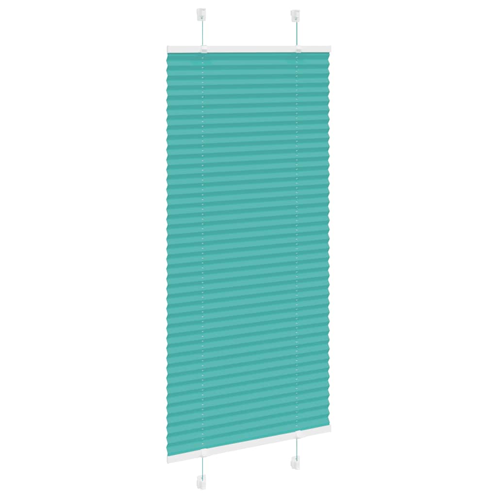 vidaXL Plissee Petrolgrün 60x150 cm Stoffbreite 59,4 cm Polyester