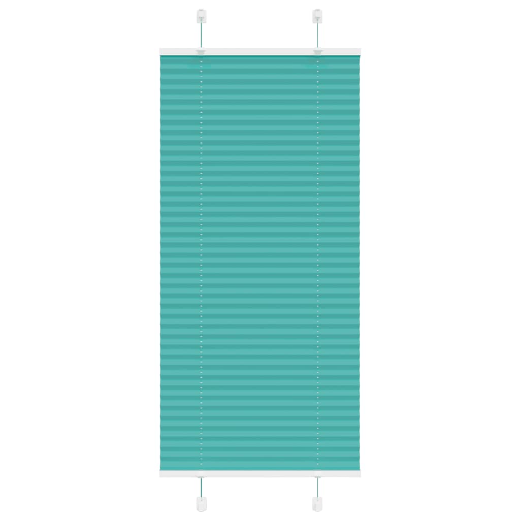 vidaXL Plissee Petrolgrün 65x150 cm Stoffbreite 64,4 cm Polyester