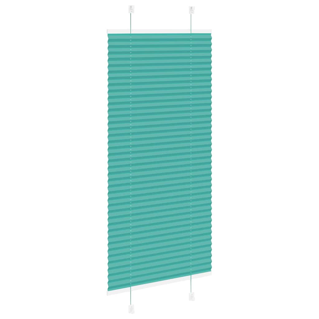 vidaXL Plissee Petrolgrün 65x150 cm Stoffbreite 64,4 cm Polyester