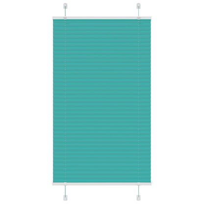 vidaXL Plissee Petrolgrün 80x150 cm Stoffbreite 79,4 cm Polyester