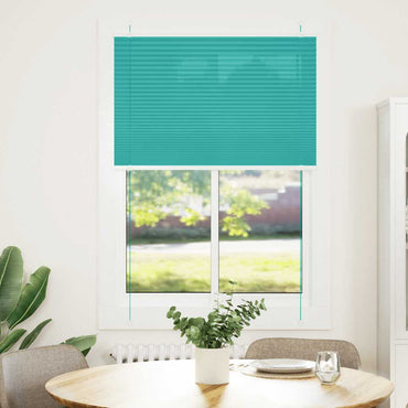 vidaXL Plissee Petrolgrün 95x150 cm Stoffbreite 94,4 cm Polyester