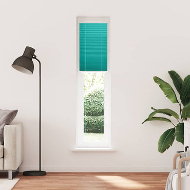 vidaXL Plissee Petrolgrün 45x200 cm Stoffbreite 44,4 cm Polyester