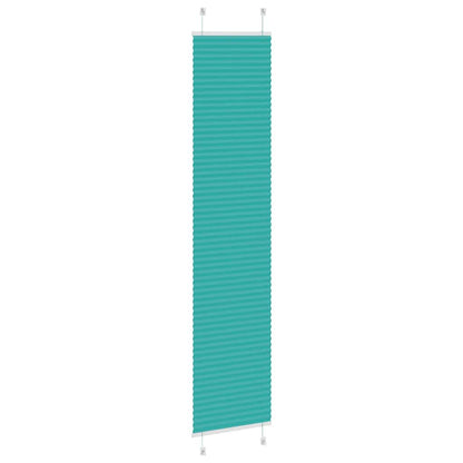 vidaXL Plissee Petrolgrün 45x200 cm Stoffbreite 44,4 cm Polyester