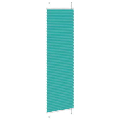 vidaXL Plissee Petrolgrün 60x200 cm Stoffbreite 59,4 cm Polyester