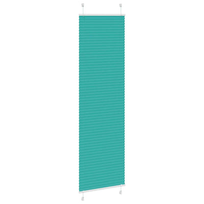 vidaXL Plissee Petrolgrün 65x200 cm Stoffbreite 64,4 cm Polyester