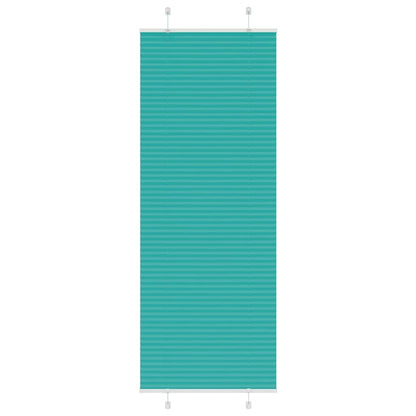 vidaXL Plissee Petrolgrün 70x200 cm Stoffbreite 69,4 cm Polyester