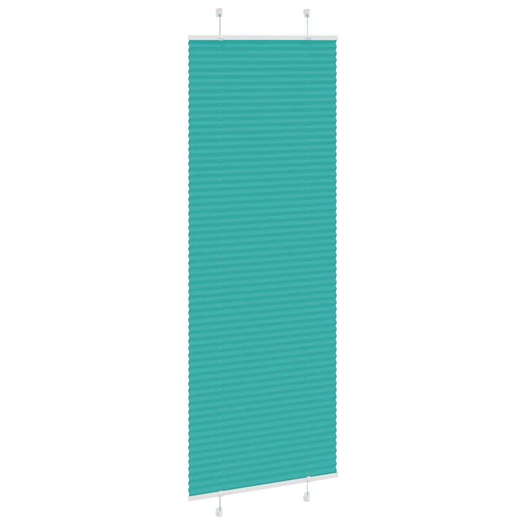 vidaXL Plissee Petrolgrün 70x200 cm Stoffbreite 69,4 cm Polyester