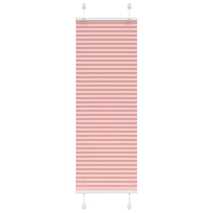 vidaXL Plissee Rosa 40x100 cm Stoffbreite 39,4 cm Polyester