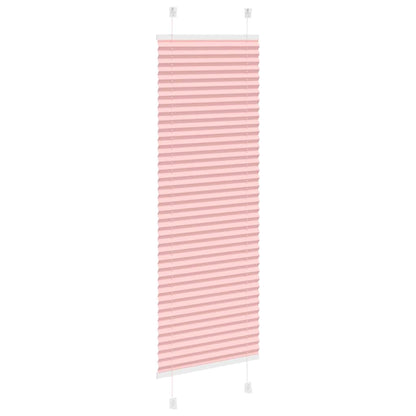 vidaXL Plissee Rosa 40x100 cm Stoffbreite 39,4 cm Polyester