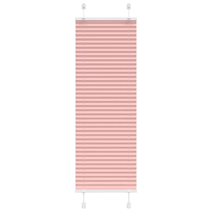 vidaXL Plissee Rosa 50x100 cm Stoffbreite 49,4 cm Polyester