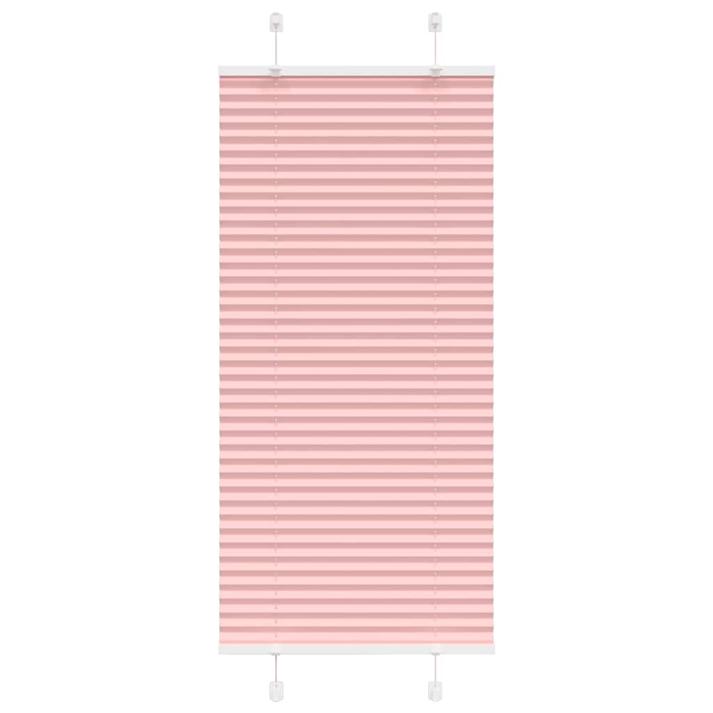 vidaXL Plissee Rosa 55x100 cm Stoffbreite 54,4 cm Polyester