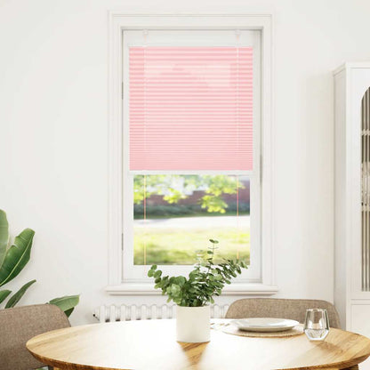 vidaXL Plissee Rosa 55x100 cm Stoffbreite 54,4 cm Polyester