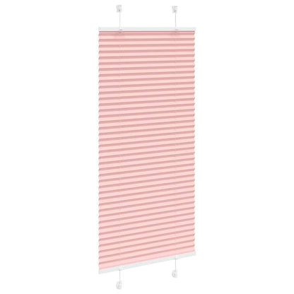 vidaXL Plissee Rosa 55x100 cm Stoffbreite 54,4 cm Polyester