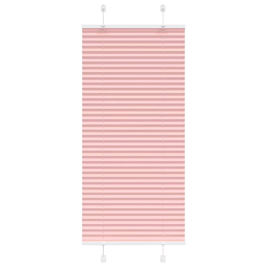 vidaXL Plissee Rosa 60x100 cm Stoffbreite 59,4 cm Polyester