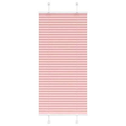 vidaXL Plissee Rosa 60x100 cm Stoffbreite 59,4 cm Polyester