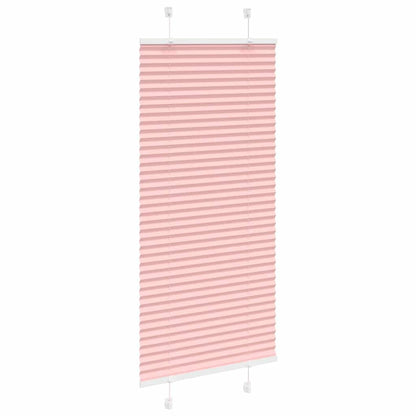 vidaXL Plissee Rosa 60x100 cm Stoffbreite 59,4 cm Polyester
