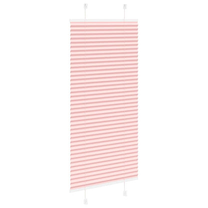 vidaXL Plissee Rosa 60x100 cm Stoffbreite 59,4 cm Polyester