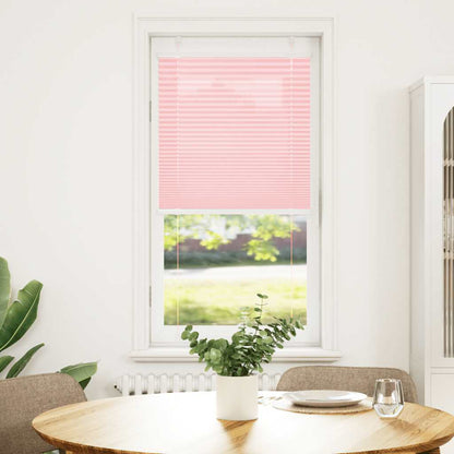vidaXL Plissee Rosa 65x100 cm Stoffbreite 64,4 cm Polyester