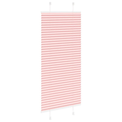 vidaXL Plissee Rosa 65x100 cm Stoffbreite 64,4 cm Polyester