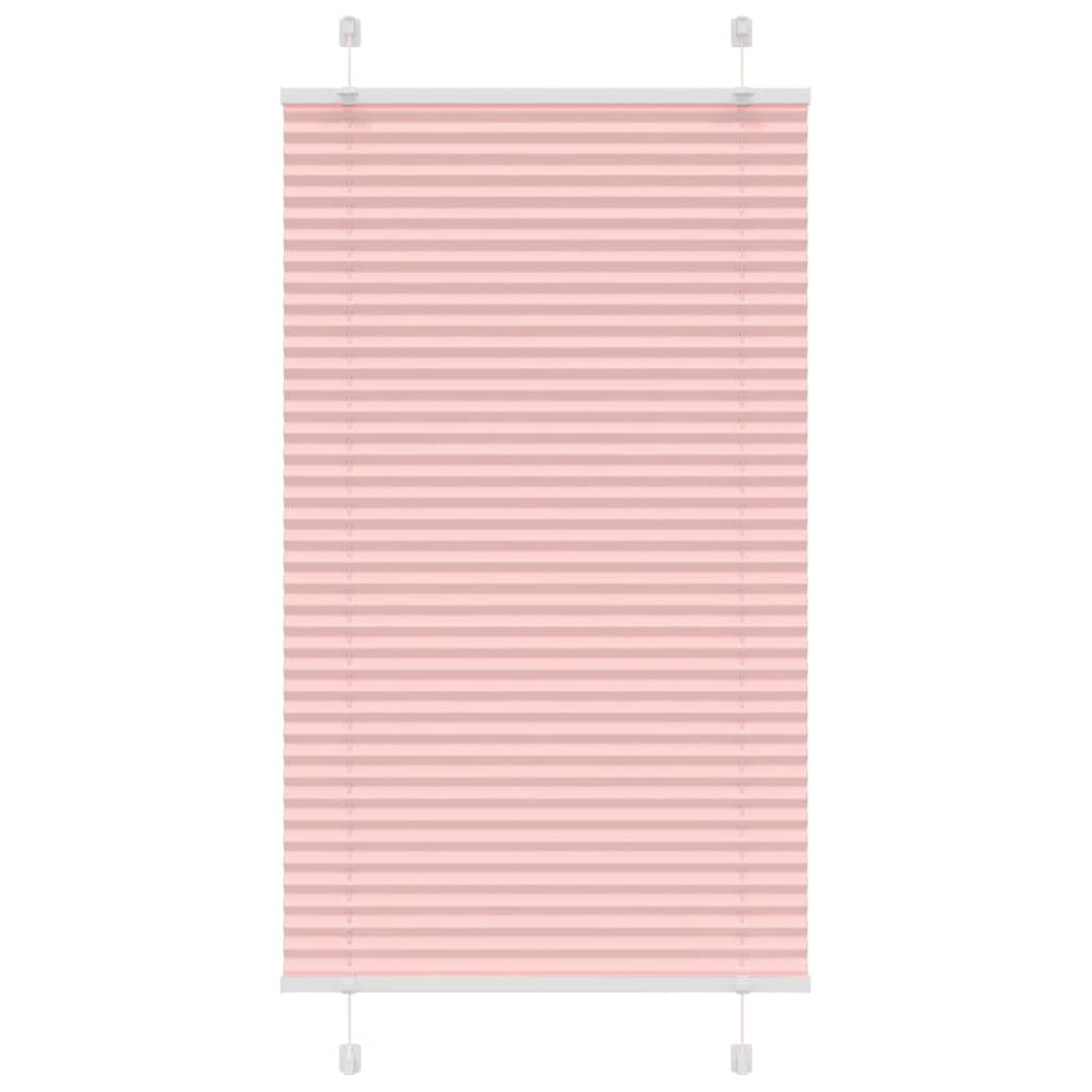 vidaXL Plissee Rosa 70x100 cm Stoffbreite 69,4 cm Polyester