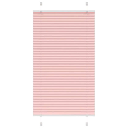 vidaXL Plissee Rosa 70x100 cm Stoffbreite 69,4 cm Polyester