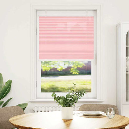 vidaXL Plissee Rosa 75x100 cm Stoffbreite 74,4 cm Polyester