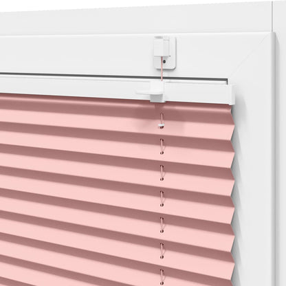 vidaXL Plissee Rosa 95x100 cm Stoffbreite 94,4 cm Polyester