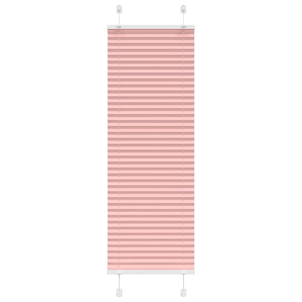 vidaXL Plissee Rosa 45x150 cm Stoffbreite 44,4 cm Polyester