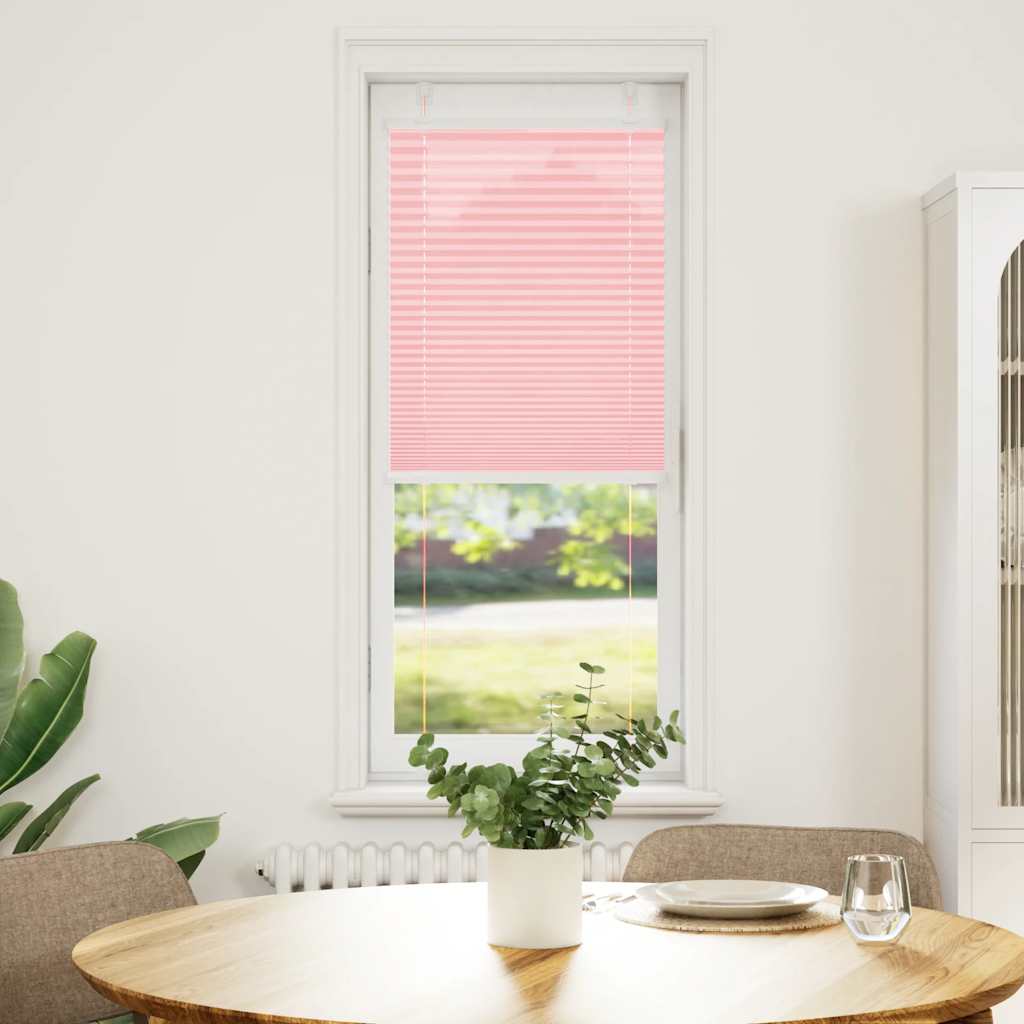 vidaXL Plissee Rosa 45x150 cm Stoffbreite 44,4 cm Polyester