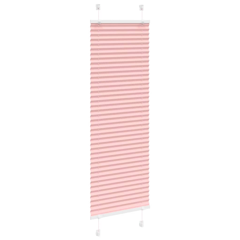 vidaXL Plissee Rosa 50x150 cm Stoffbreite 49,4 cm Polyester