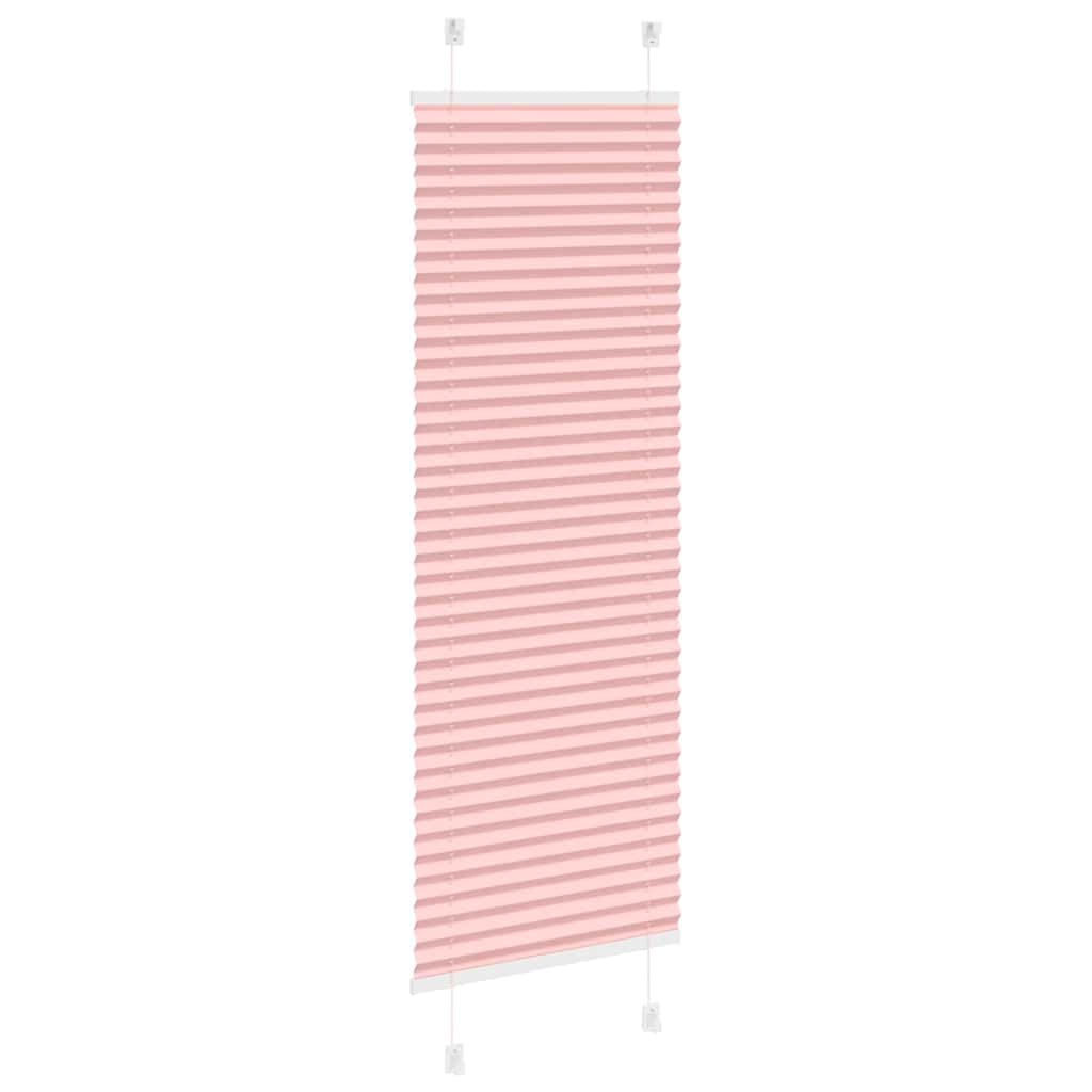 vidaXL Plissee Rosa 50x150 cm Stoffbreite 49,4 cm Polyester