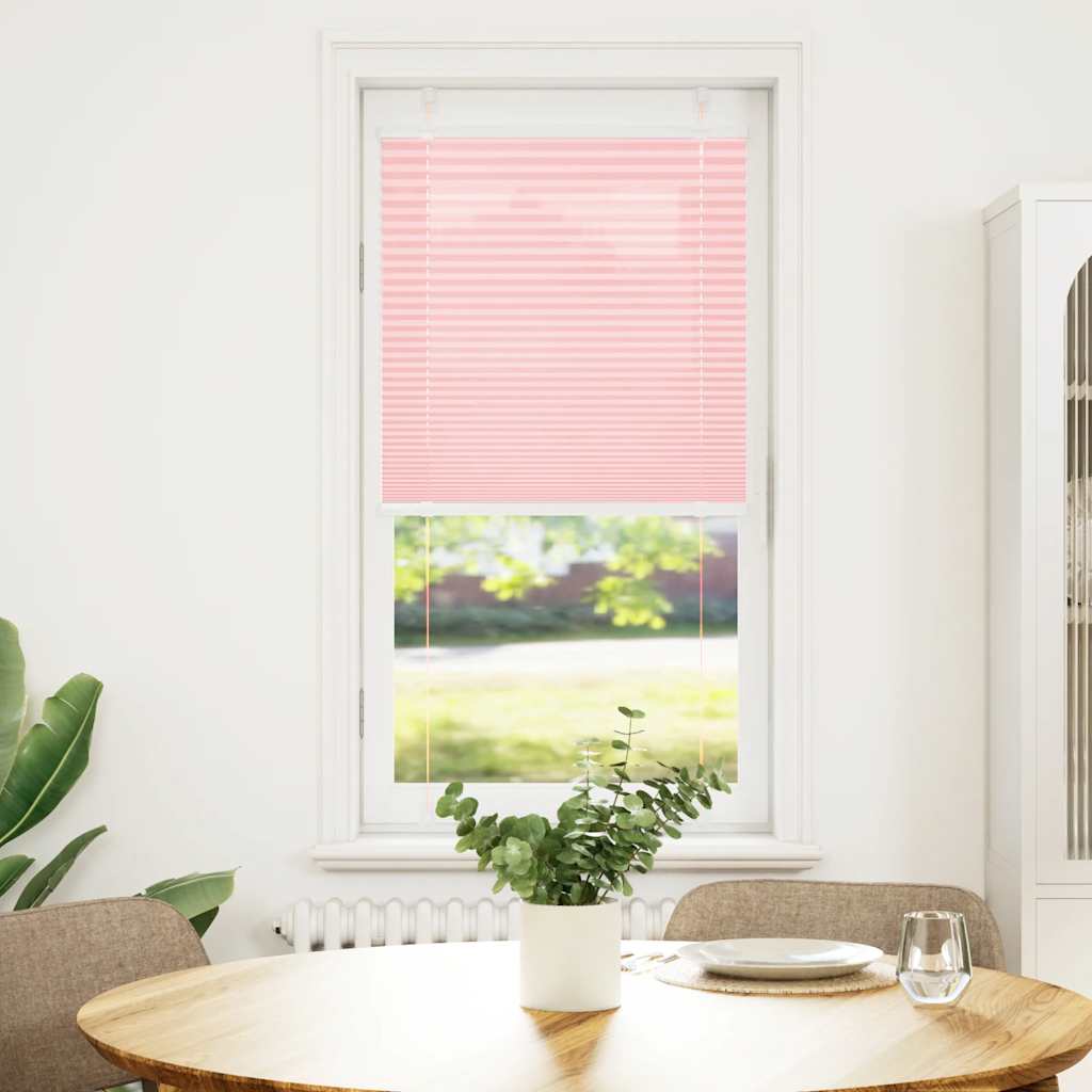 vidaXL Plissee Rosa 55x150 cm Stoffbreite 54,4 cm Polyester