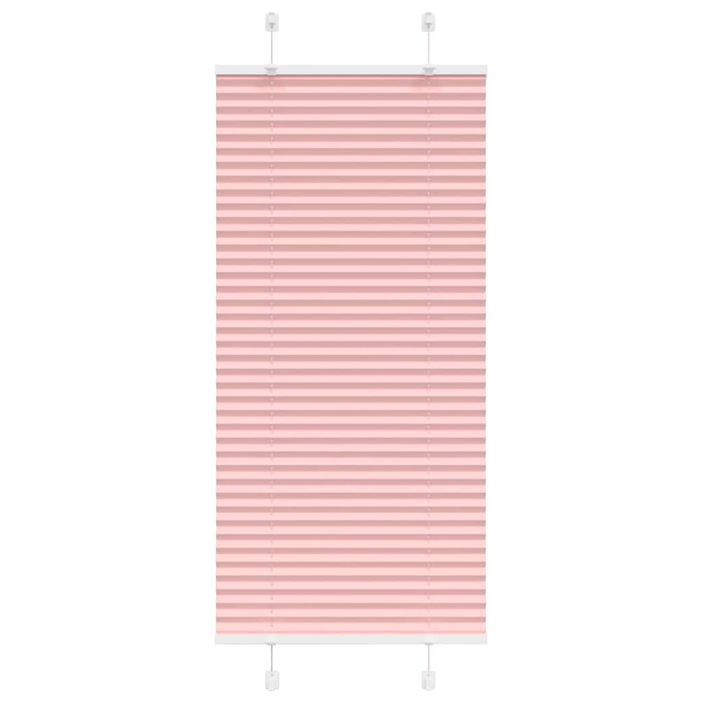 vidaXL Plissee Rosa 65x150 cm Stoffbreite 64,4 cm Polyester