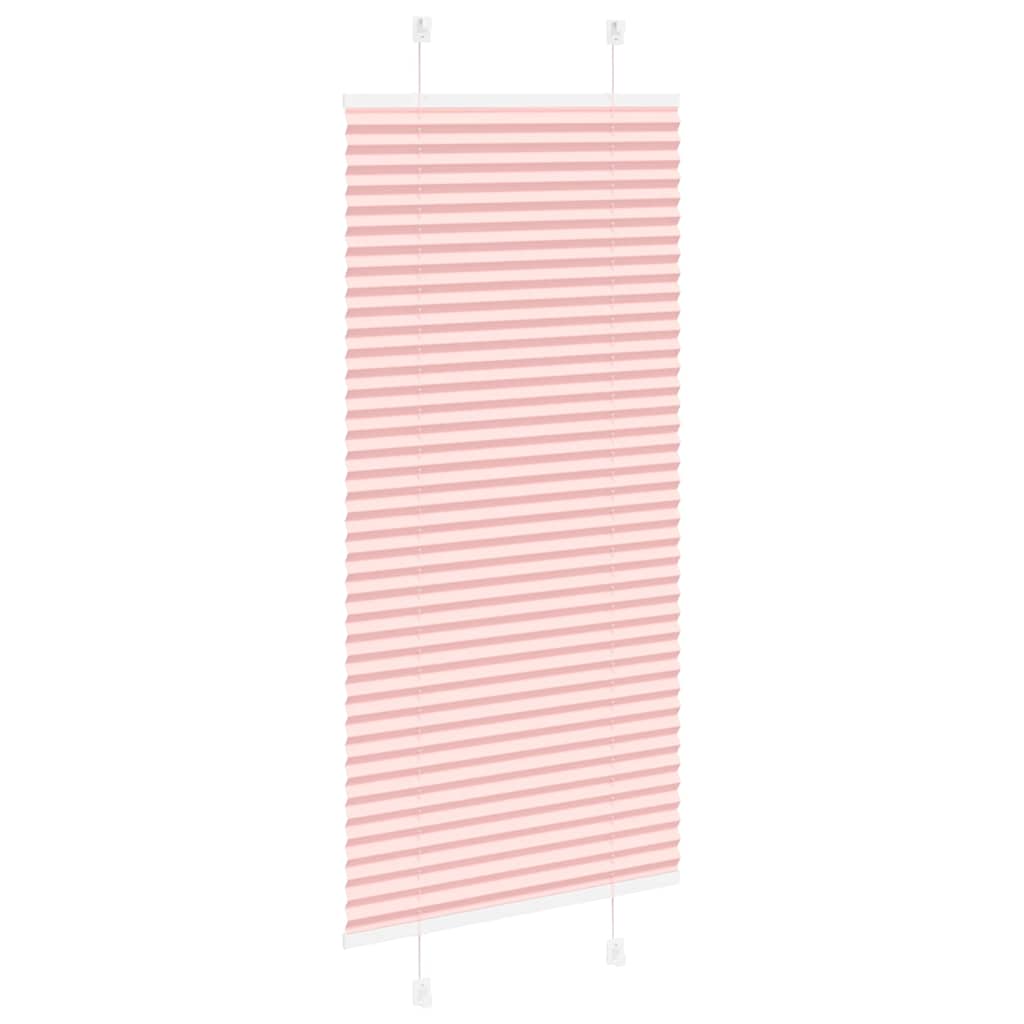 vidaXL Plissee Rosa 65x150 cm Stoffbreite 64,4 cm Polyester