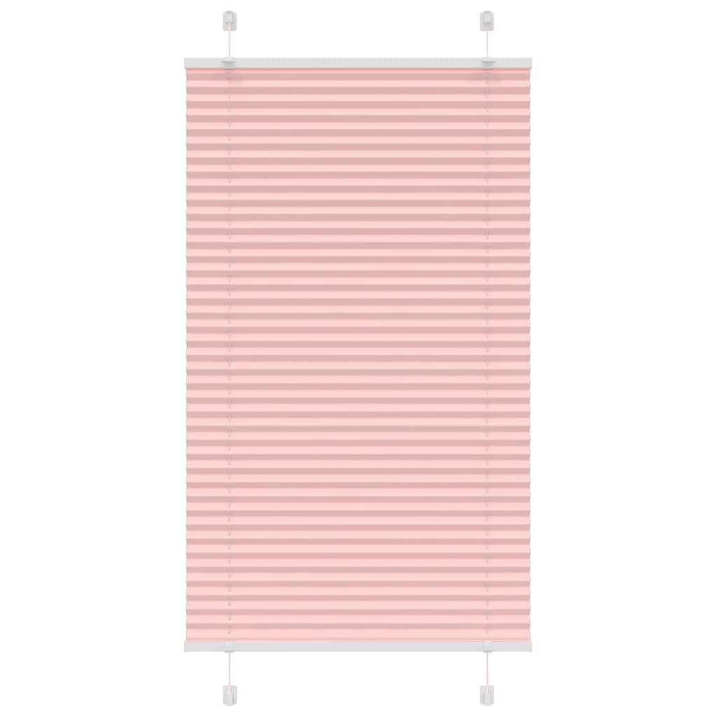 vidaXL Plissee Rosa 80x150 cm Stoffbreite 79,4 cm Polyester