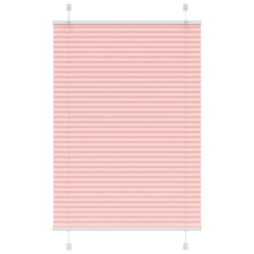 vidaXL Plissee Rosa 90x150 cm Stoffbreite 89,4 cm Polyester