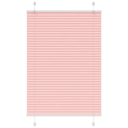 vidaXL Plissee Rosa 90x150 cm Stoffbreite 89,4 cm Polyester